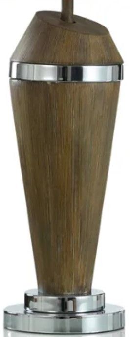Stylecraft Brown/Danrun Silver/White Table Lamp-2