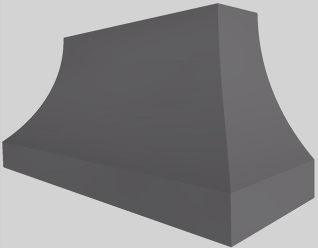 Vent-A-Hood® Designer Series 60" Gunsmoke Wall Mounted Range Hood-4