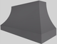 Vent-A-Hood® Designer Series 60" Gunsmoke Wall Mounted Range Hood-4