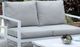 Furniture of America® India Beige/White Aluminum/Fabric Outdoor Loveseat-0