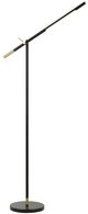 Cal® Lighting & Accessories Virton Black Floor Lamp-0