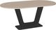 Amisco Customizable Lucarelli 72" Racetrack Dining Table with 1" White Oak Veneer Top-0