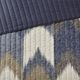 Olliix by INK+IVY 3 Piece Navy Full/Queen Alpine Printed Cotton Coverlet Set-5