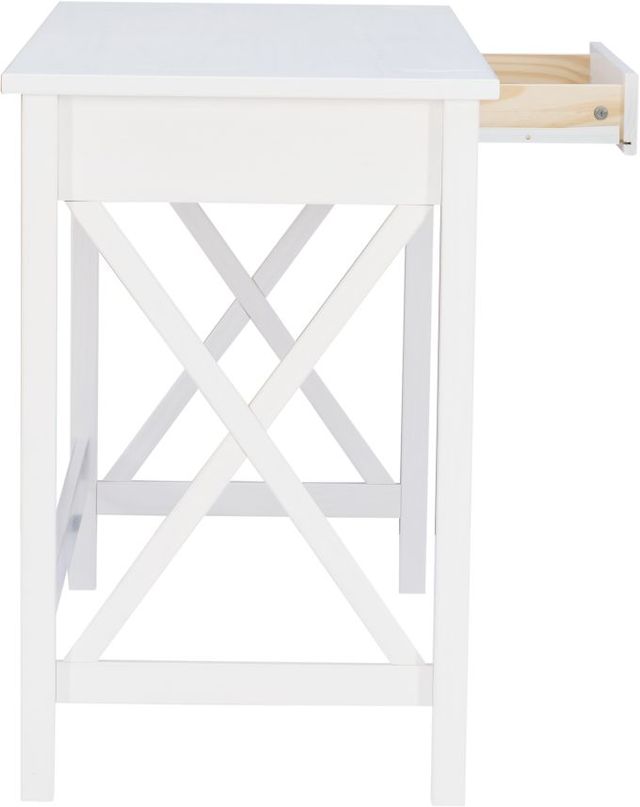 Linon Dover Antique White Writing Desk-5