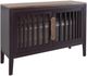 International Furniture Direct Autumn Chocolate Brown/Plum Console-0