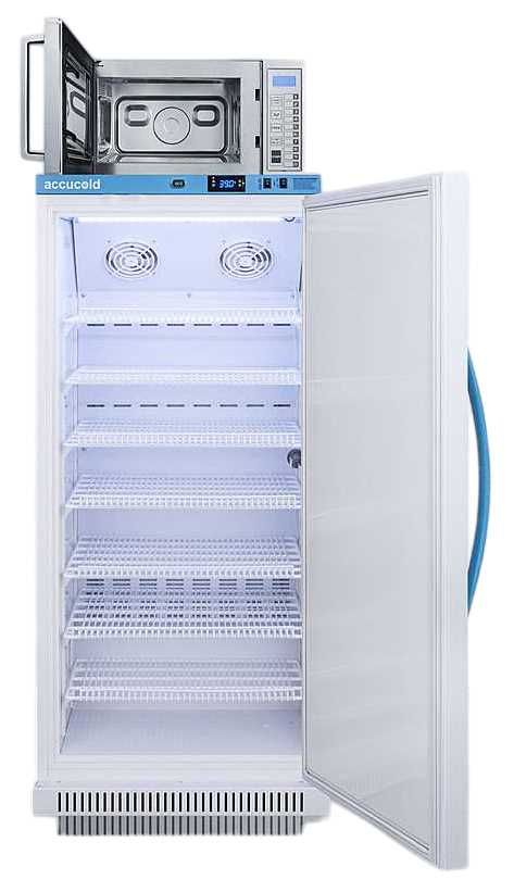 Summit® White MOMCUBE Breast Milk Refrigerator with Microwave-2