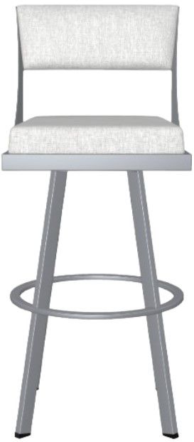 Amisco Customizable Fame Upholstered Swivel Bar Stool-1