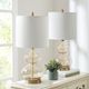 Olliix by 510 Design Gold Set of 2 Ellipse Table Lamps-5