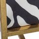 A & B Home Black/Gold/White Armchair -4