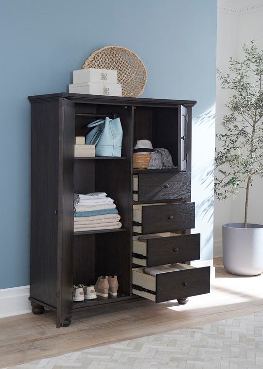 aspenhome® Cambridge Cracked Pepper Chiffarobe-2