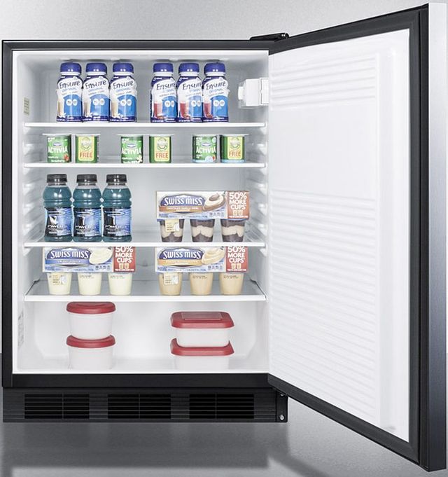 Accucold® by Summit® 5.5 Cu. Ft. Stainless Steel Under the Counter Refrigerator-3