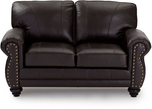 Best® Home Furnishings Customizable Noble Leather Stationary Loveseat-1
