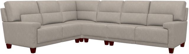 La-Z-Boy® Draper 4-Piece Ivory L-Shape Sectional-0