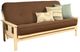 Kodiak Furniture Linen Cocoa 8" Coil Hinged Innerspring Full Futon Mattress -0