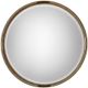 Uttermost® Finnick Antiqued Gold Leaf Round Mirror-0