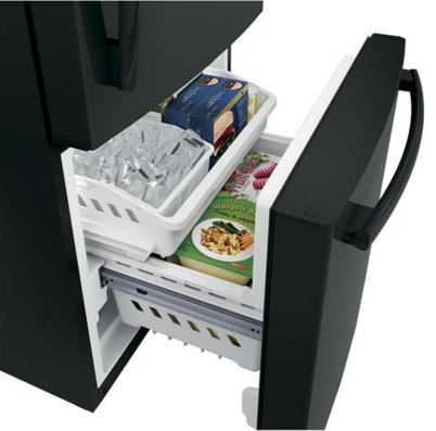 GE® Series 21.0 Cu. Ft. Black Bottom Freezer Refrigerator-4