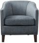 Olliix by Madison Park Slate Blue Fremont Barrel Arm Chair-0