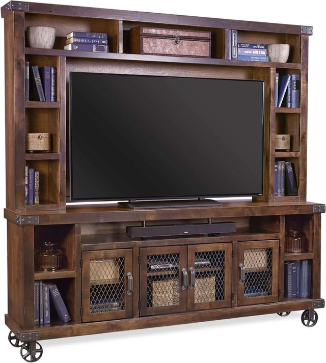 aspenhome® Industrial Tobacco 84" Console and Hutch-0