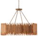 Currey & Company Teahouse Khaki Chandelier-2