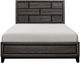 Mazin Furniture Davi Gray Full Panel Bed-1
