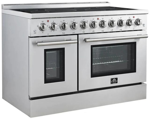 FORNO® Paolo 48" Stainless Steel Pro Style Electric Range -4