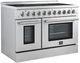 FORNO® Paolo 48" Stainless Steel Pro Style Electric Range -4