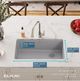 Elkay Quartz Classic® Greystone 33'' Single Bowl Undermount Sink-4