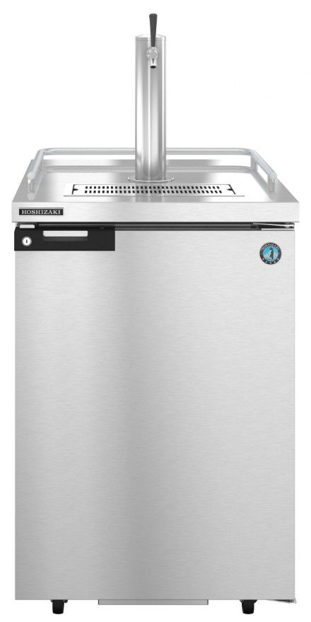 Hoshizaki 25" 7.5 Cu. Ft. Stainless Steel Single Section Direct Draw Refrigerator-0