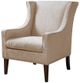Olliix by Madison Park Cream Addy Wing Chair-2