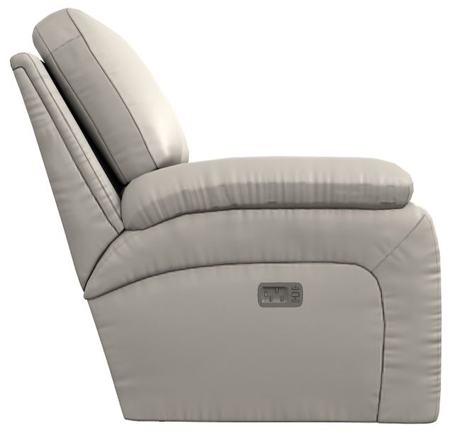 La-Z-Boy® Greyson Ice Leather Power Reclining Loveseat with Headrest-2