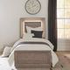 Liberty Furniture Horizons Graystone Twin Youth Panel Bed-1