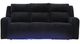 Signature Design by Ashley® Forest Lake Black Power Reclining Sofa with Adjustable Headrest-1