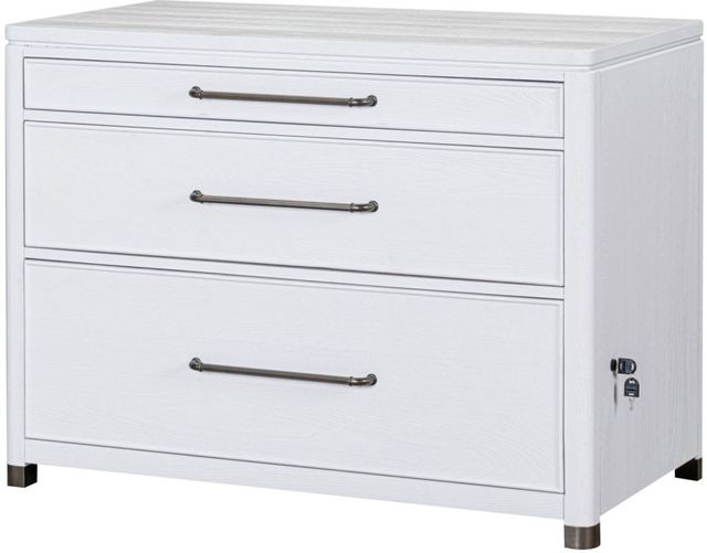 aspenhome® Norah Simply White Workstation Combo File-0