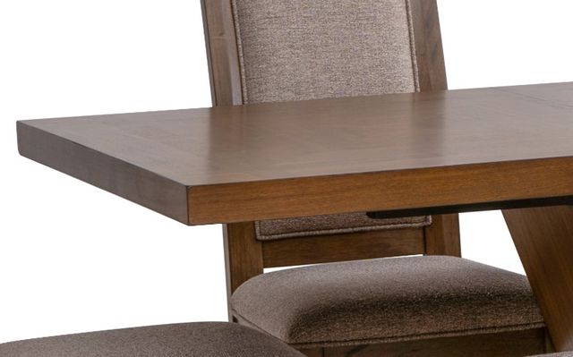 Powell® Cadeau Beige/Walnut 7-Piece White Dining Set-2