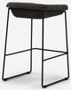 EQ3 Mackenzie Black/Dark Grey Counter Stool-2