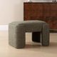 Uttermost® Angus Kale Green Boucle Small Bench-2