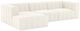 Four Hands Langham 3-Piece Left-Arm Facing Channeled Chaise Sectional-0