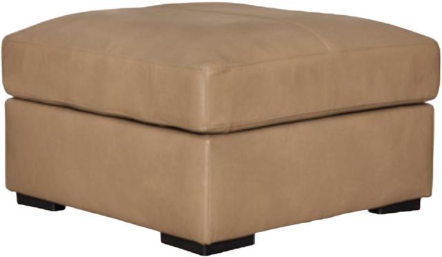 Bandon Oversized Accent Ottoman - Toffee