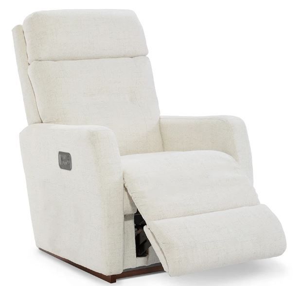 La-Z-Boy® Lennon Ice Leather Power Rocking Recliner with Headrest-1