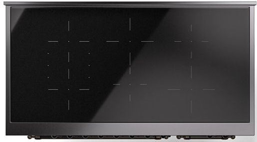 Ilve® Nostalgie II Series 48" Blue Grey Pro Style Induction Range-3