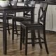 Liberty Furniture Thornton II 2-Piece Black X Back Counter Chair-1