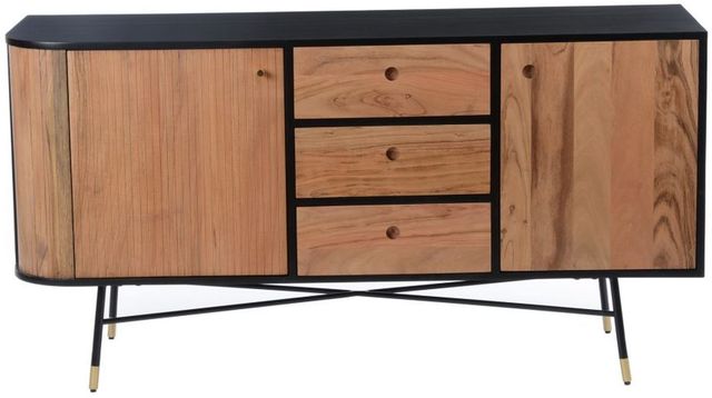 Moe's Home Collection Black and Tan Console Table-3