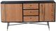 Moe's Home Collection Black and Tan Console Table-3
