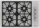 BlueStar® X-8 30" Stainless Steel Gas Cooktop with Plated Trim-0