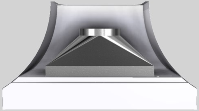 Vent-A-Hood® Designer Series 54" White Wall Mounted Range Hood-3
