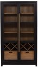 Furniture Classics Merlot Black/Light Natural Cabinet-1