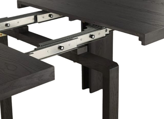 Transformer Table Transformer Dark Gray/Smoked Hickory Extendable Dining Table-3