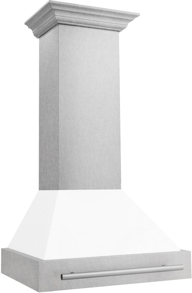 ZLINE 30" White Matte Wall Mounted Range Hood-3