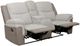Powell® Withers Beige/Brown Manual Reclining Loveseat-1
