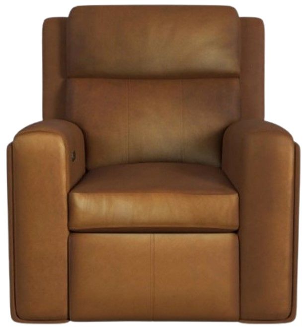 Flexsteel® Wyatt Canyon Brown Leather Power Recliner with Power Headrest and Lumbar-2